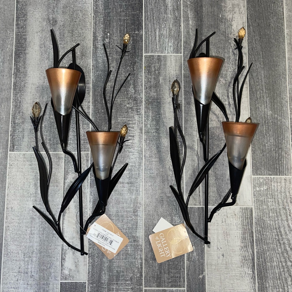 NWT set of 2 Ombré Lili candle/wall decor